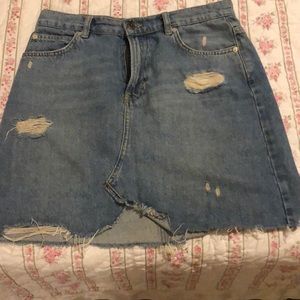 Denim acid washed skirt.  Worn a few times - great condition.